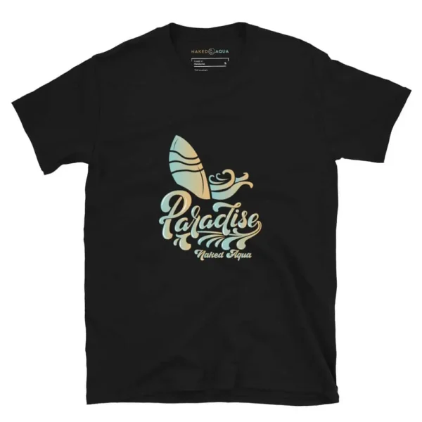 Naked Aqua Paradise T-Shirt in Black